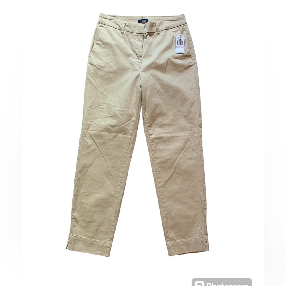 NWT Nautica pants. Color - Sand. Ankle. High rise. Size 6.